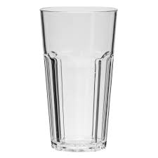 vaso (policarbonato) transparente 10 oz. (alto) cristalería guatemala