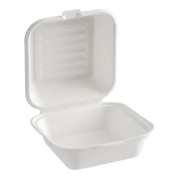 CONTENEDOR PARA ALIMENTOS DE BAGAZO 6X6 PULG.