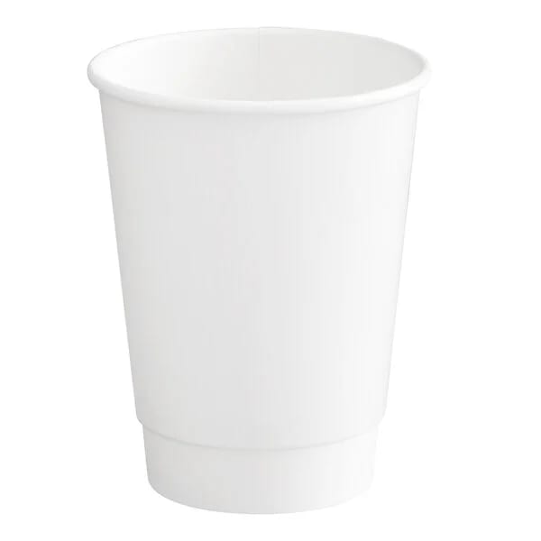 vaso blanco de pared doble 12 onzas (sin tapadera) desechables guatemala