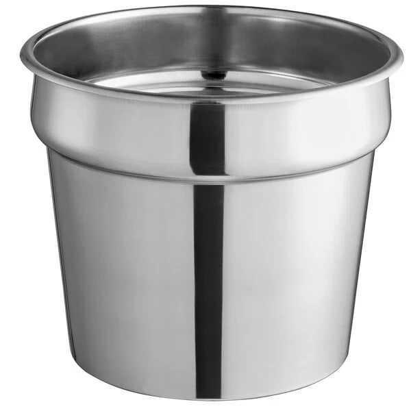 inserto cilíndrico de acero 7 litros catering guatemala