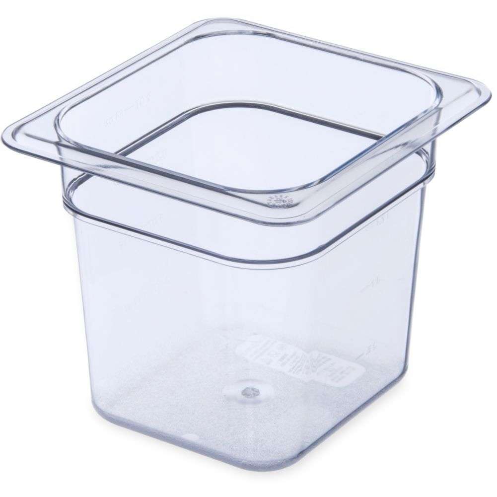 inserto pc 1/6 15 cm (2.2 litros) catering guatemala