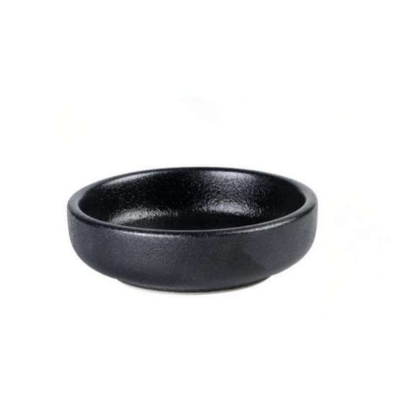 ramekin black de cerámica 3.5 pulg. vajilla guatemala