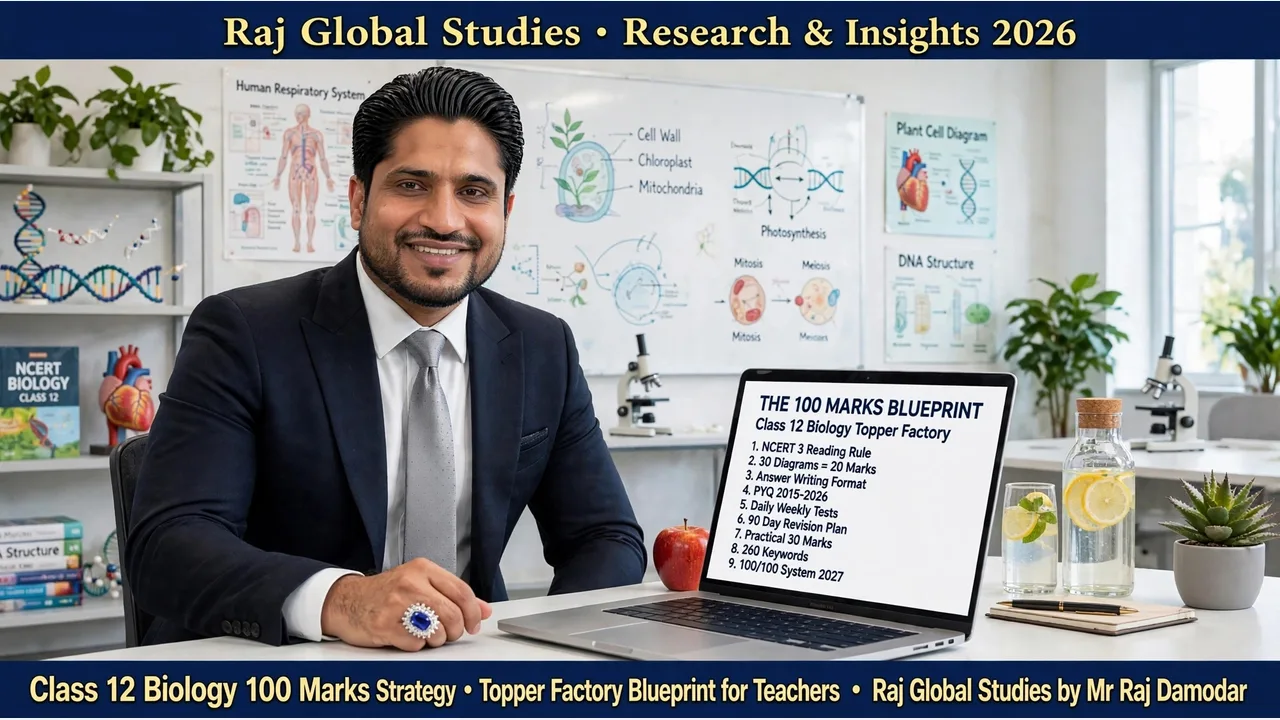 Class 12 Biology Best Strategy to Teach Students to Score 100/100 - Topper Factory Blueprint for Teachers - Ultimate Global Edition -