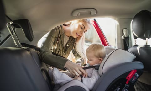 De autostoel is onmisbaar