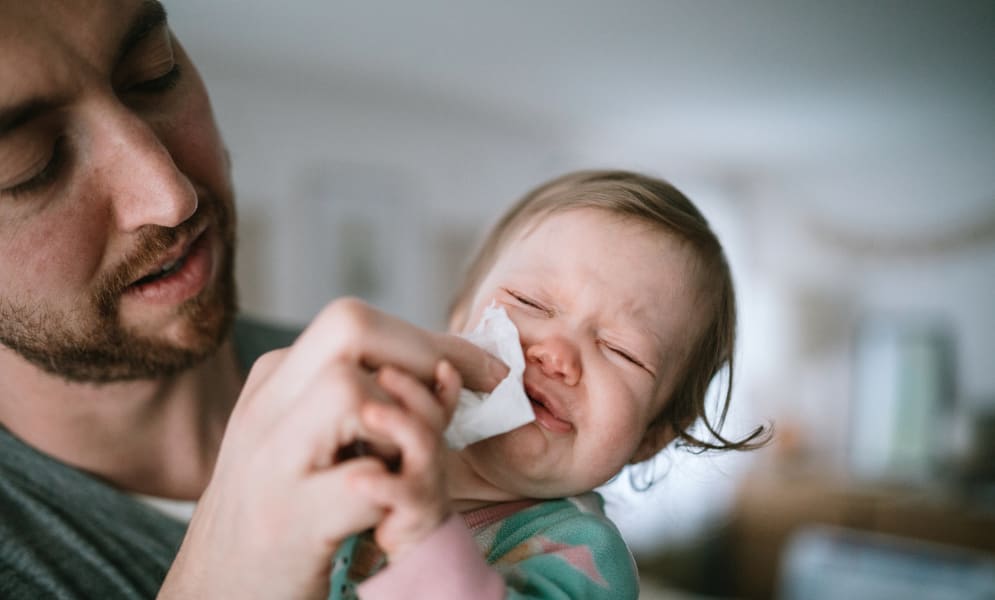 Le sérum physiologique pour bébé - Babyboom