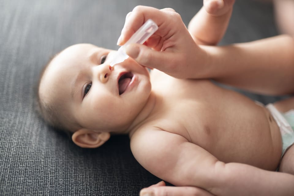 Le sérum physiologique pour bébé - Babyboom