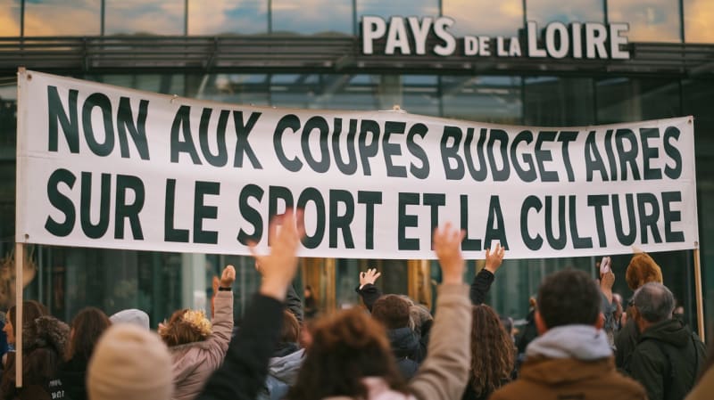 Les coupes budgétaires en Pays de la Loire suscitent une mobilisation forte du secteur culturel, tandis que le secteur sportif reste en retrait malgré des conséquences importantes