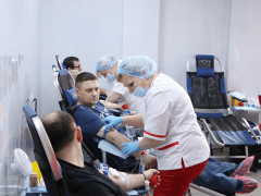 Дзержинцы сдали более 50 литров крови в первый из четырех запланированных Дней донора