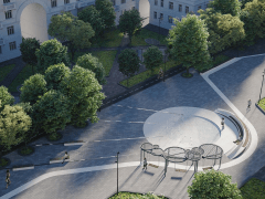 Фонтан в форме спутника установят на проспекте Победы в Ступине