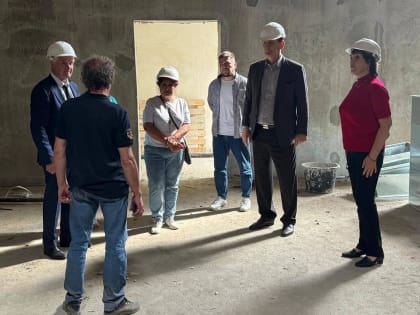 Совместно с депутатом Мособлдумы проконтролировали строительство музыкальной школы в мкр.Юбилейный