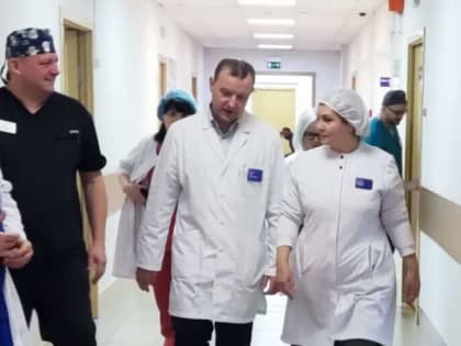 Главный врач Каширской больницы провел административный обход хирургического корпуса
