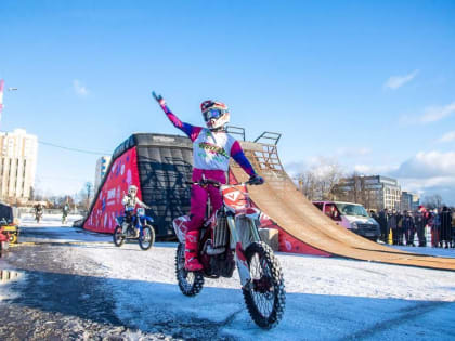 Шоу в рамках проекта «Зимний фристайл-мотокросс» пройдёт в Люберцах