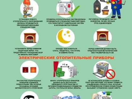Пожарная безопасность в отопительный сезон: советы по эксплуатации печей