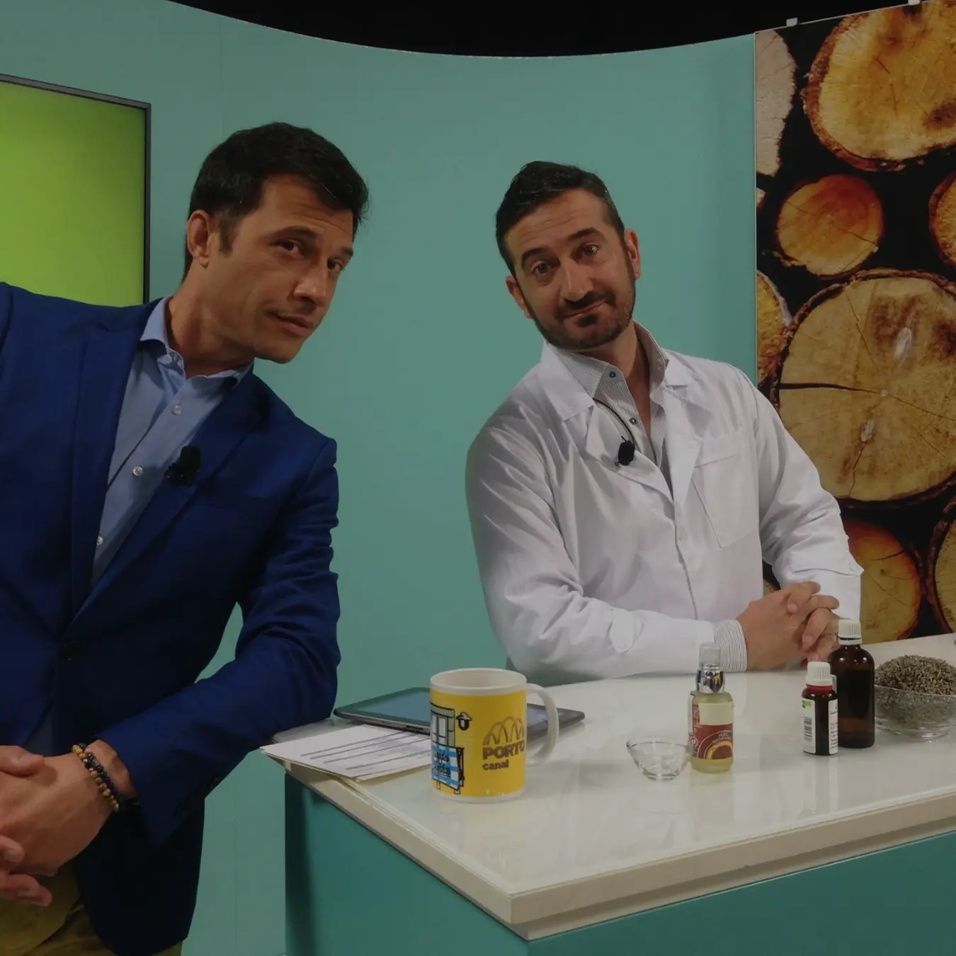 Dr. André Dourado em participação televisiva - Media e Ciência