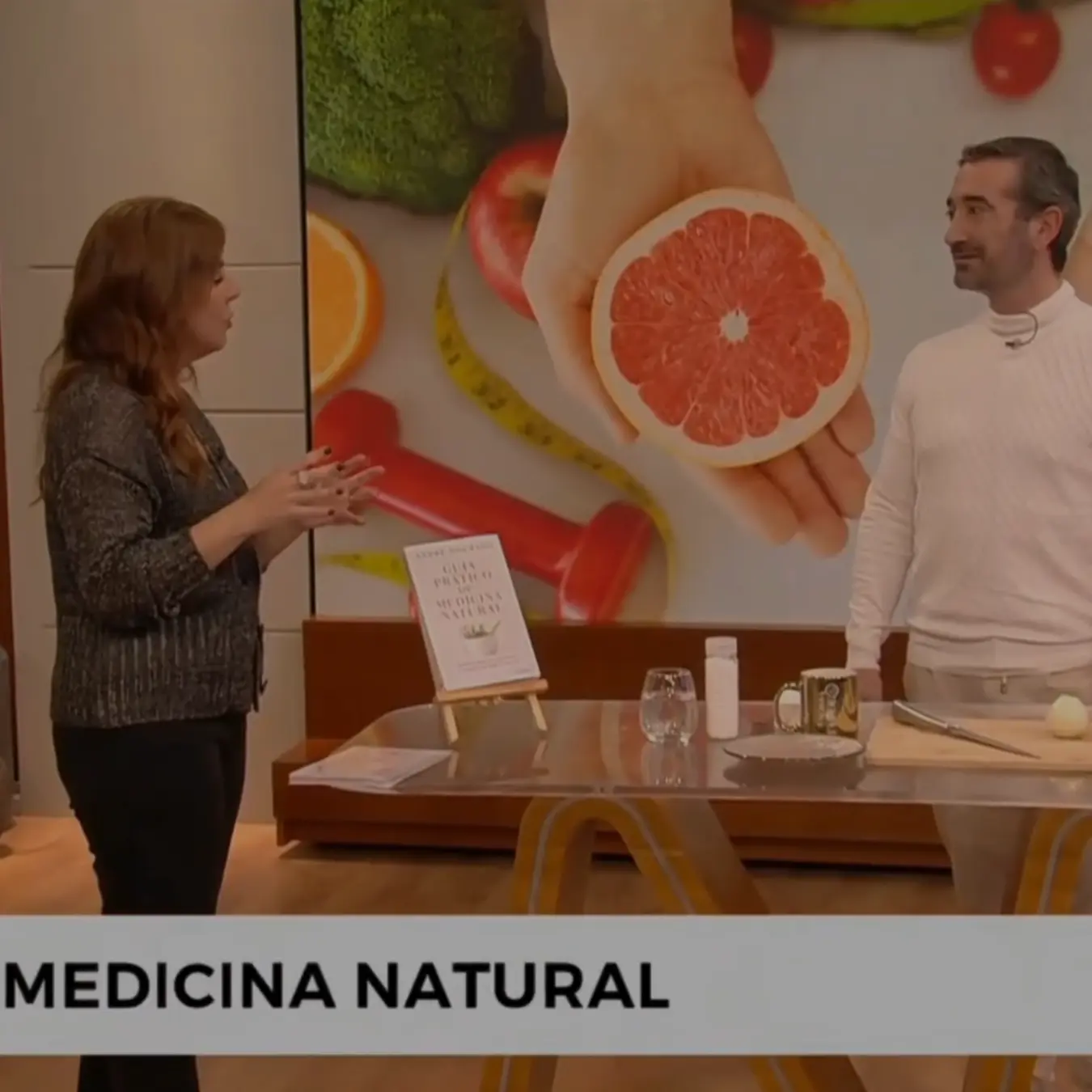 Dr. André Dourado em participação televisiva - Media e Ciência