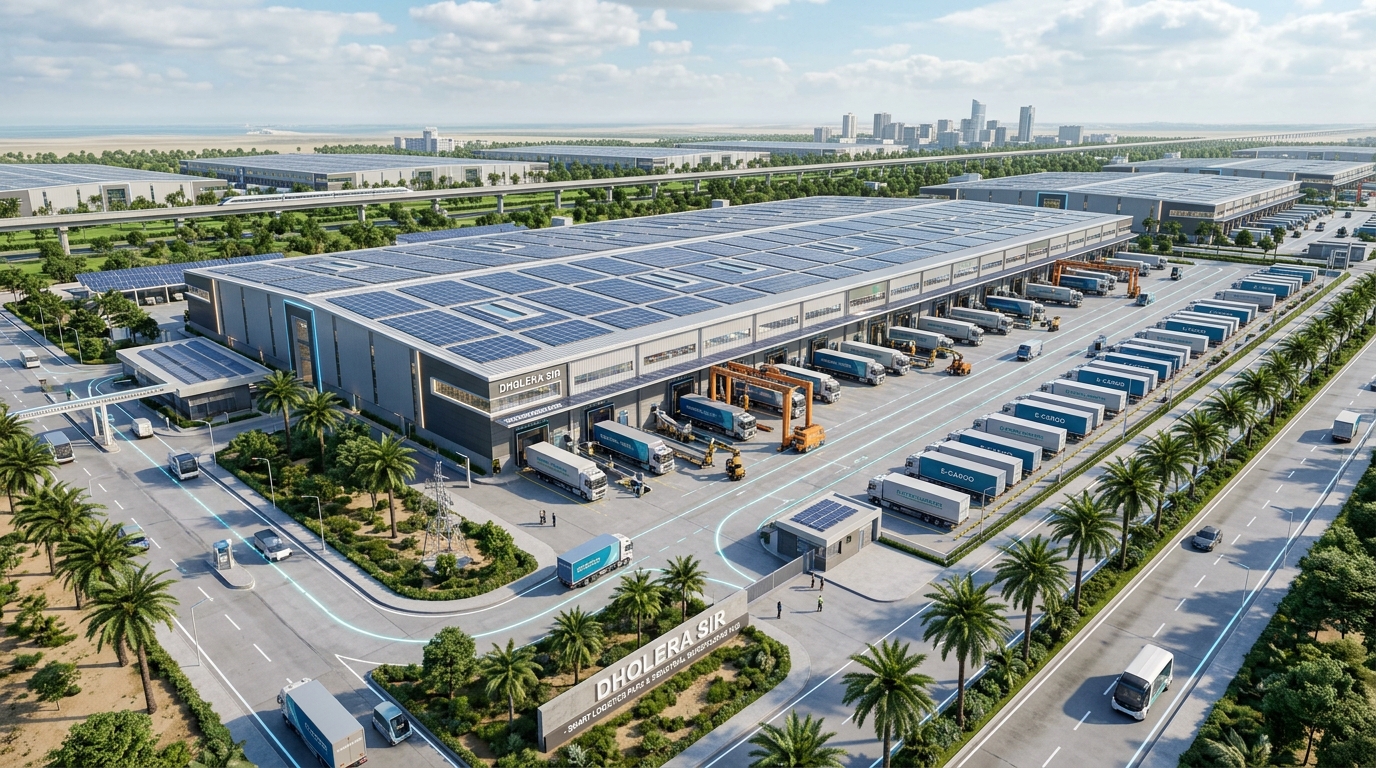 Automated Grade-A smart logistics park and distribution center in Dholera SIR TP3