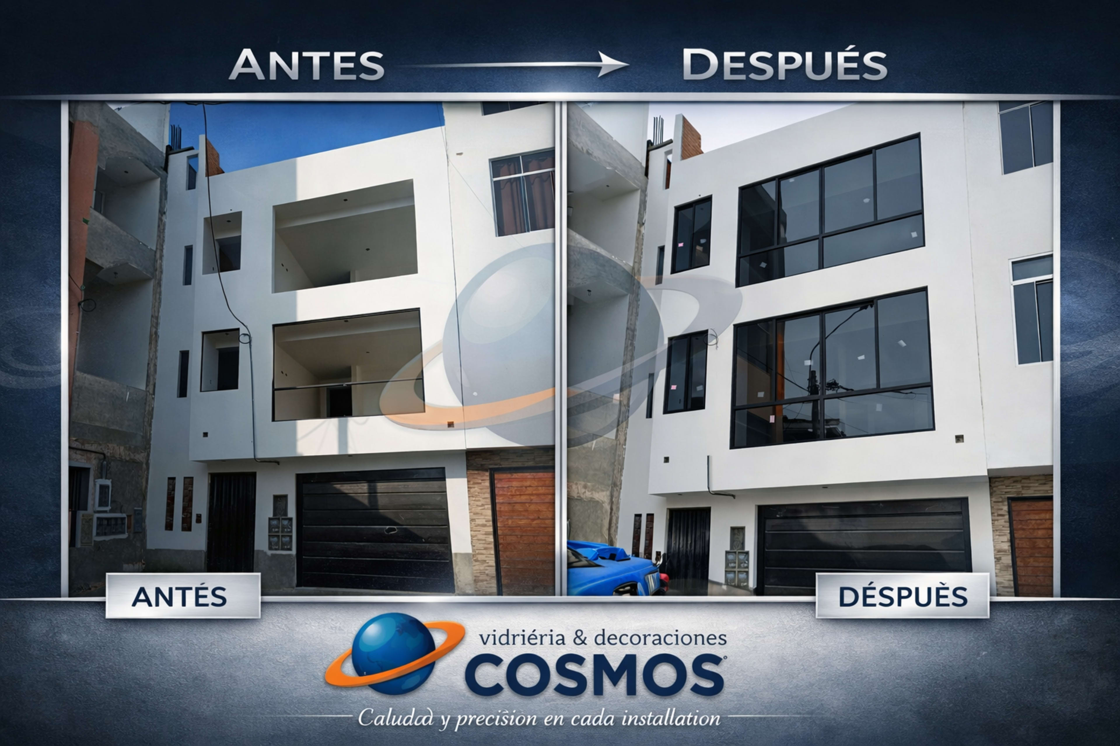 Ventanas con marcos de aluminio