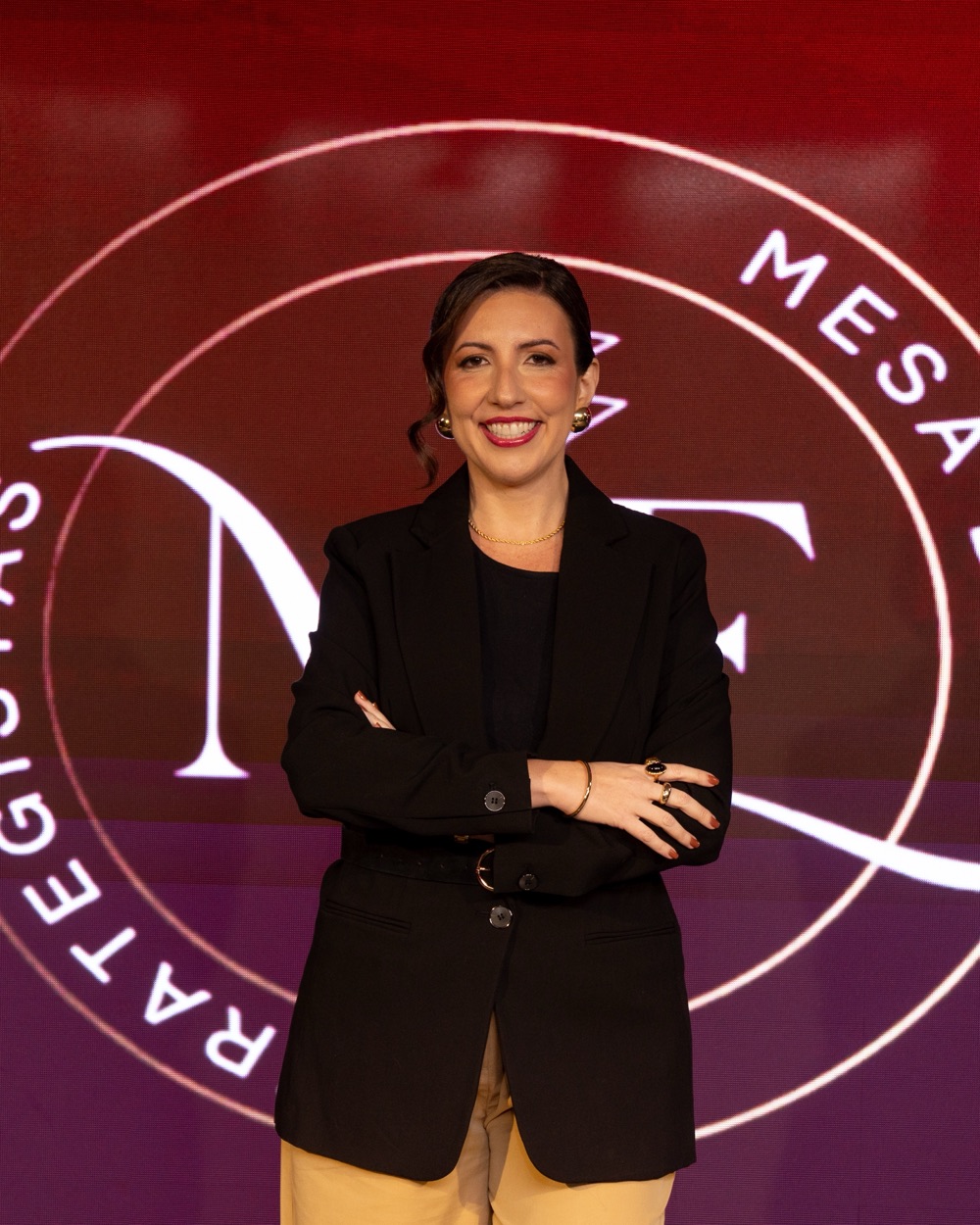 Lilian Cidreira no palco