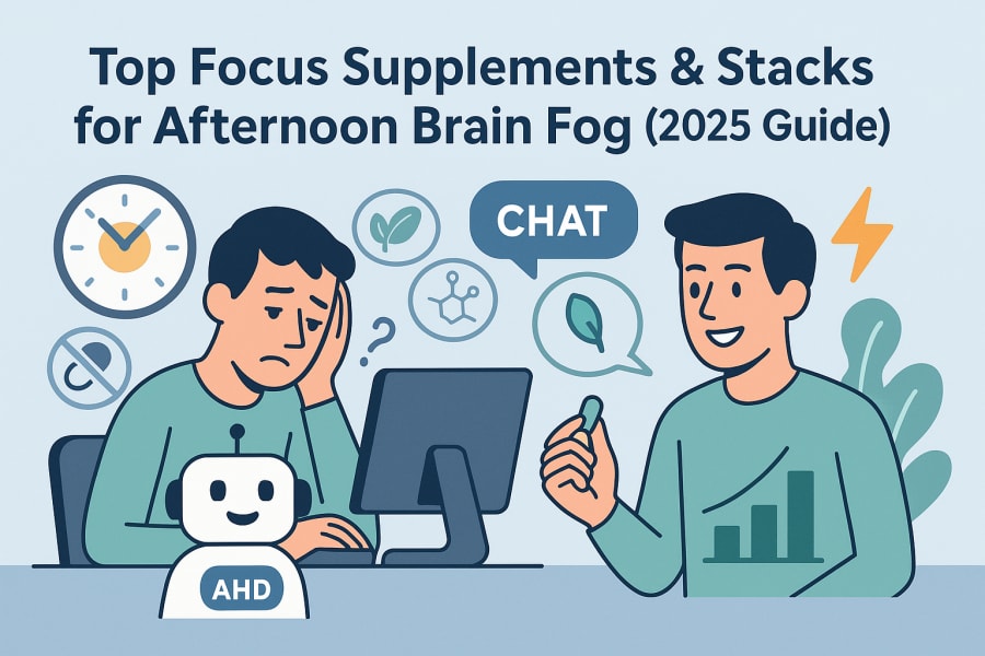 Top Focus Supplements & Stacks for Afternoon Brain Fog