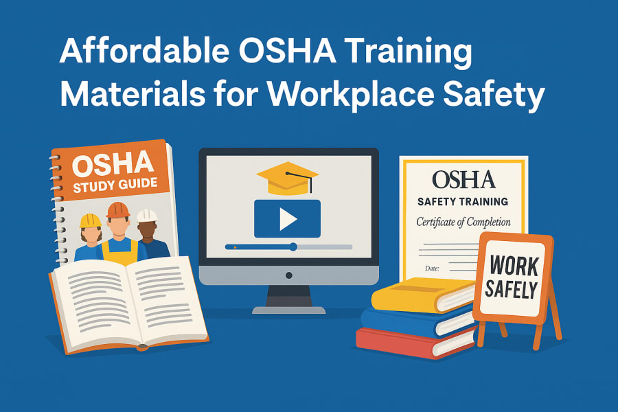 Affordable OSHA Training Materials for Workplace Safety