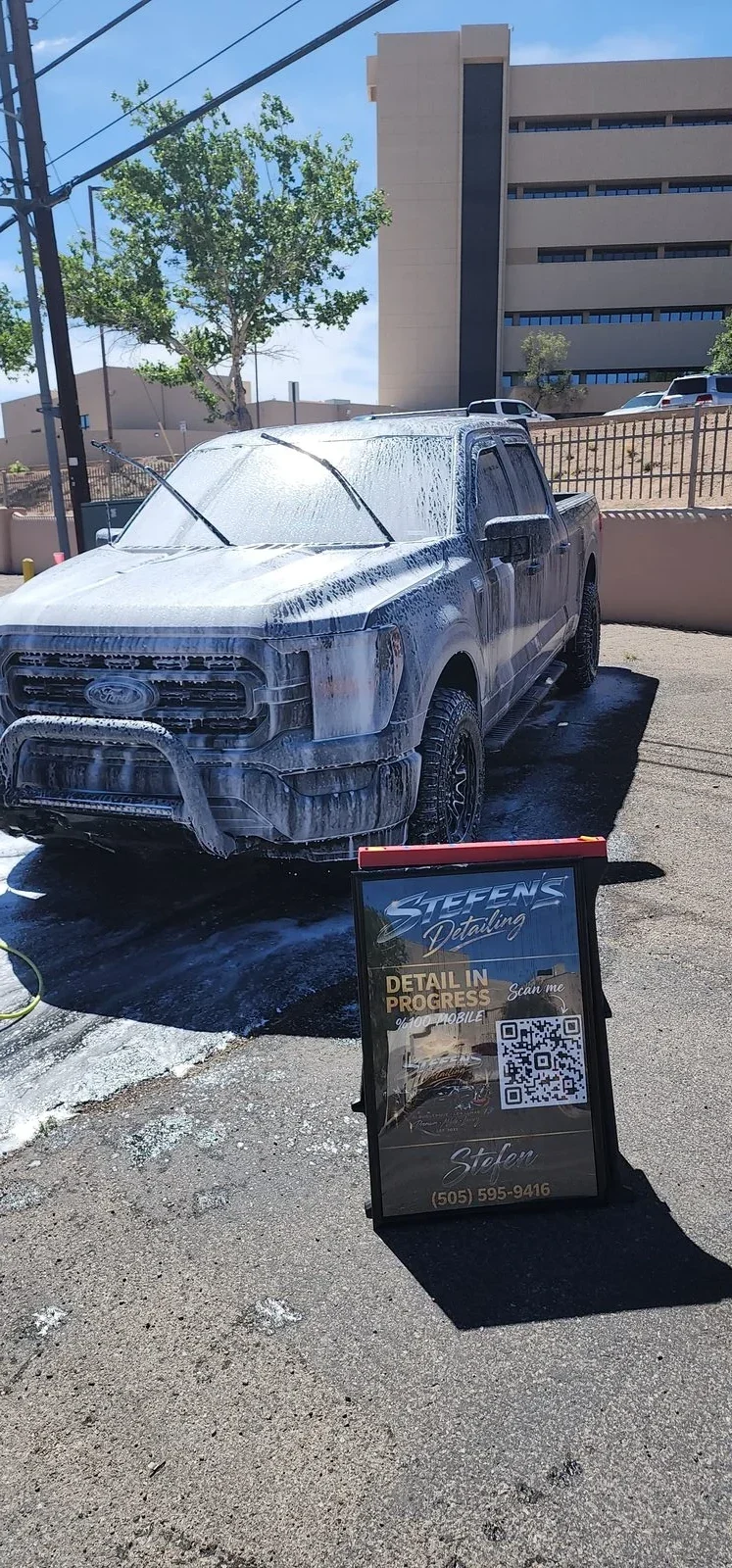 Ford truck foam decontamination
