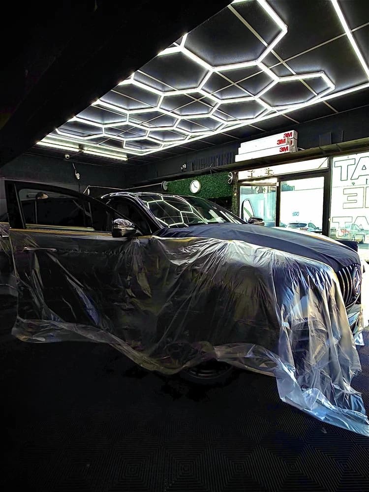 Uviron Carbon window tint installation in Downey CA — Downey Tinting
