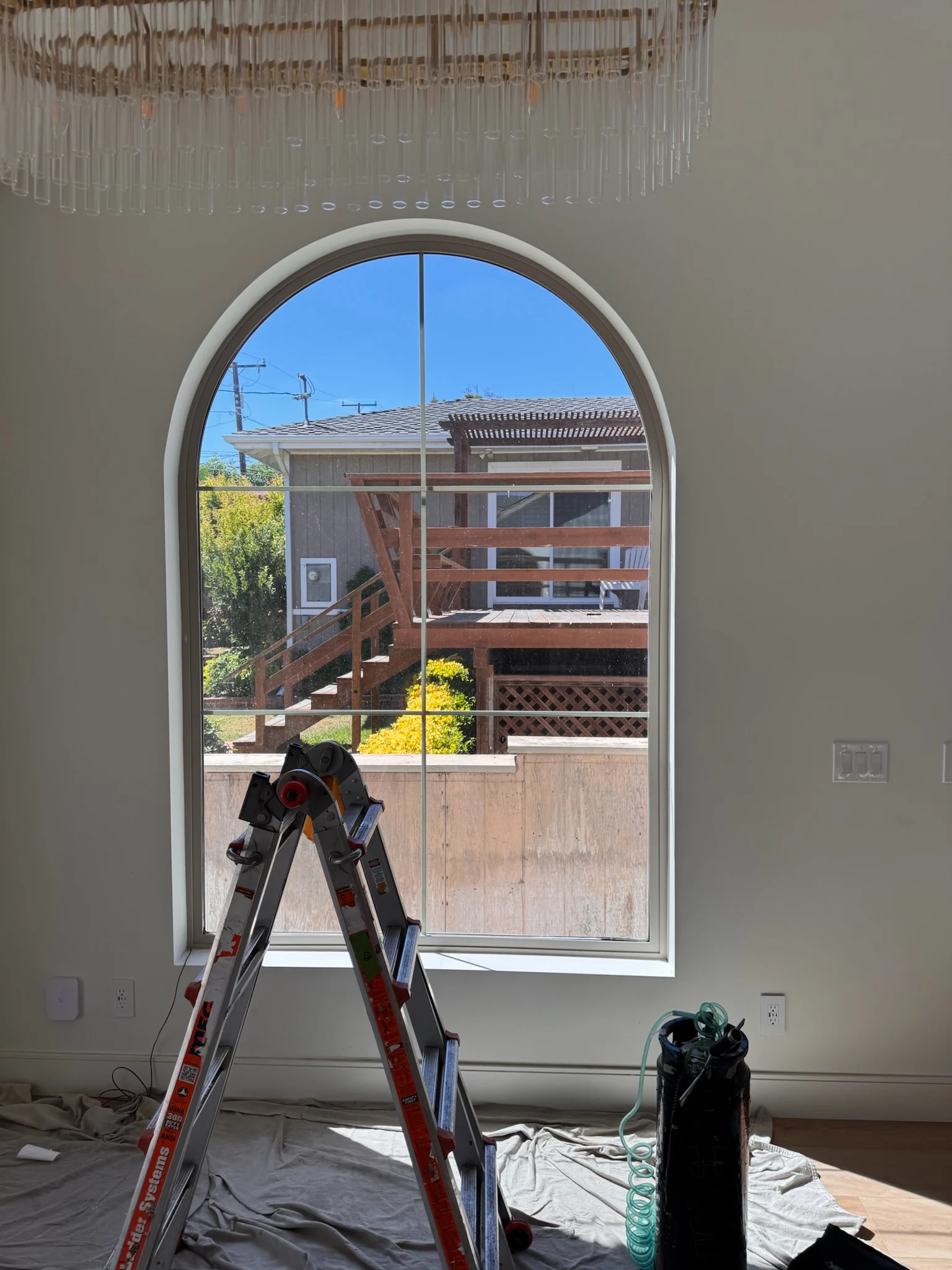 Residential window film installation for heat reduction