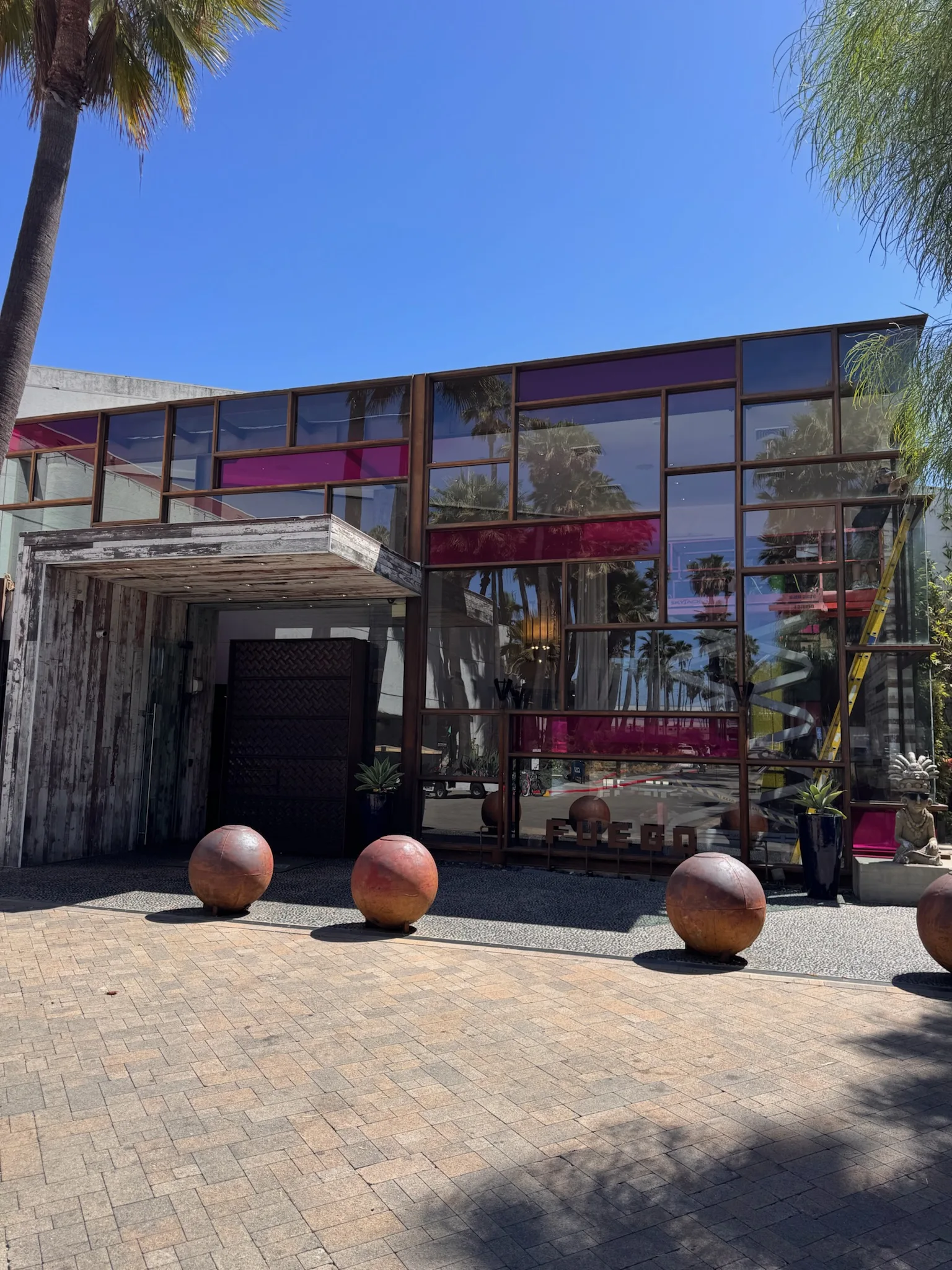 Commercial decorative window film installation