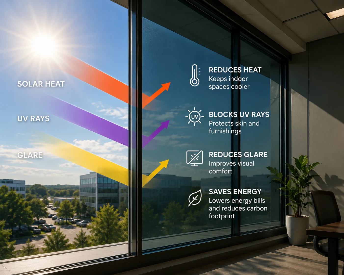 Solar energy window film Los Angeles — Tint Factory