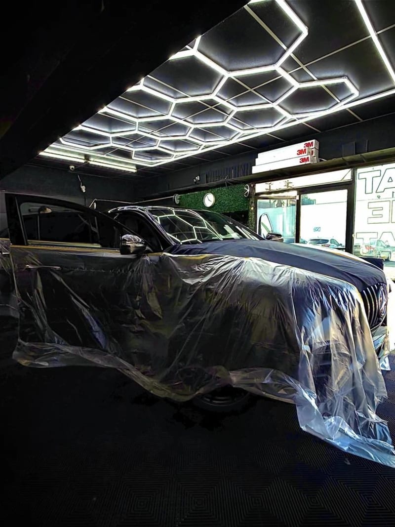 Uviron Carbon window tint installation in Downey CA — Downey Tinting