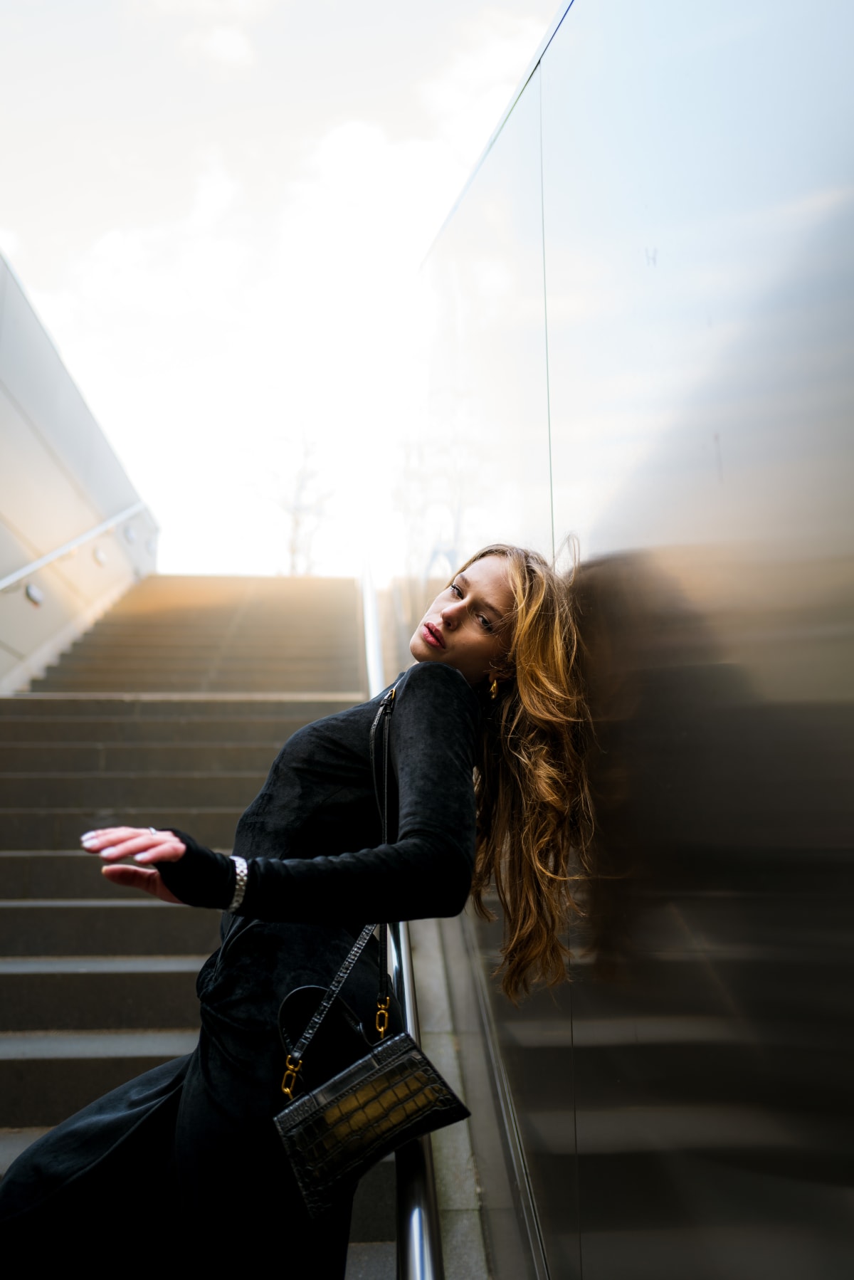 Model portrait photographed by Leon Blakk
