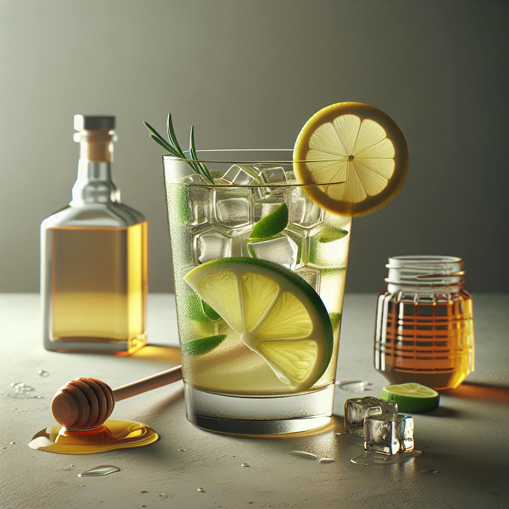 Vodka e Chá Verde Refrescante