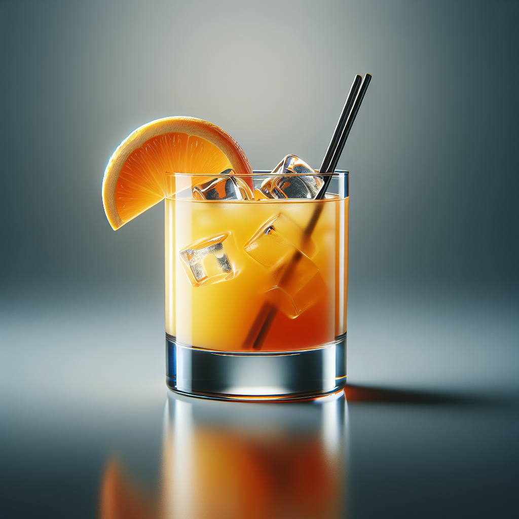 Vodka e Suco de Laranja Simples