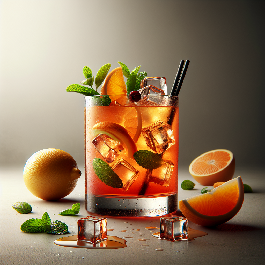 Refresco de Frutas com Whisky