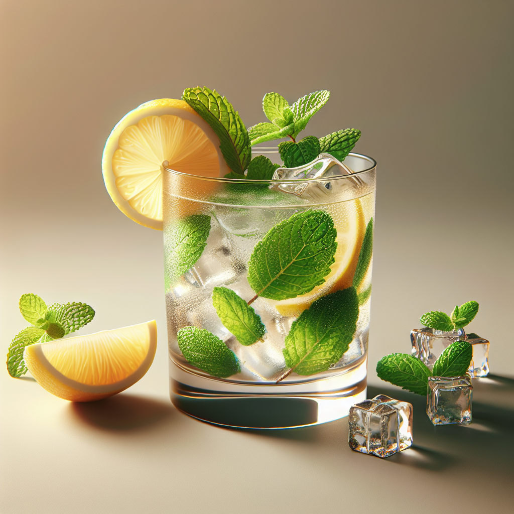 Cachaça com Limão e Hortelã