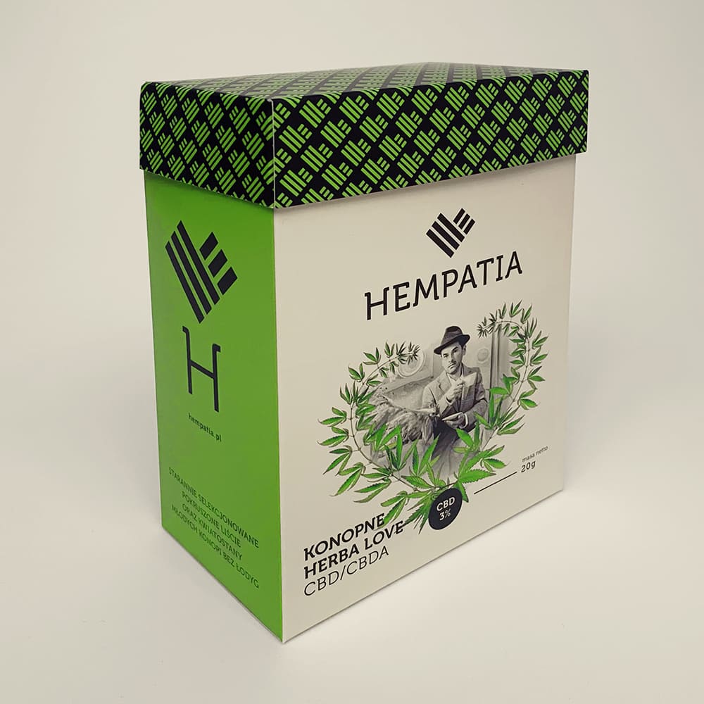 Konopne Herba Love LIŚCIE/KWIATY/NASIONA CBD/CBDA 3% 20g