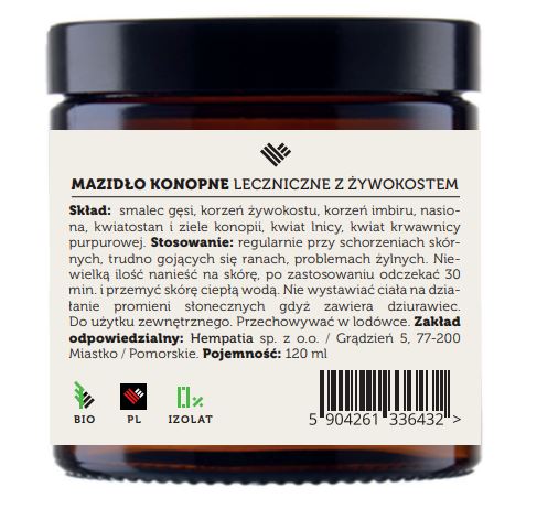 Mazidło Lecznicze z żywokostem 120ml – zdjęcie 4
