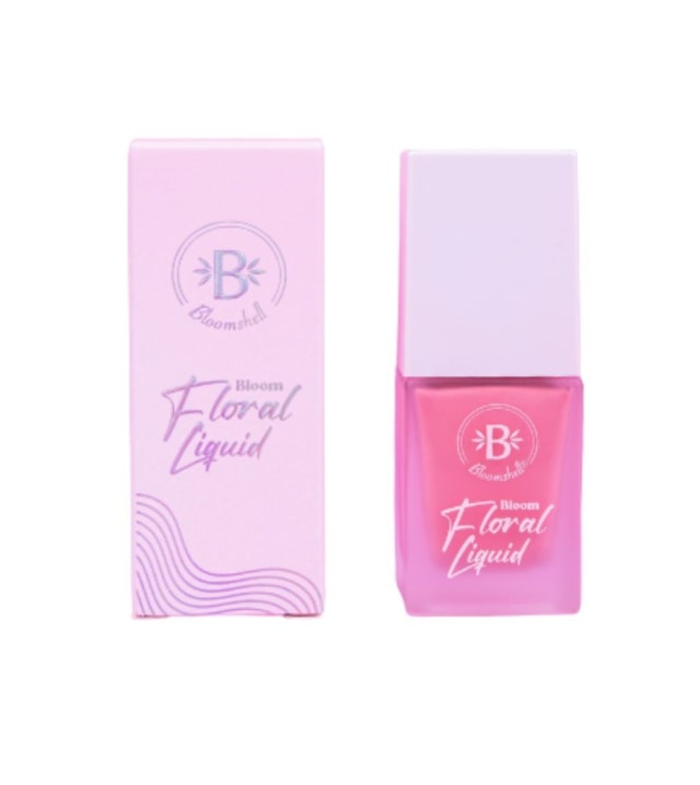 Rubor liquido floral Bloomshell tono lula y duranno - Creaciones Vinanti