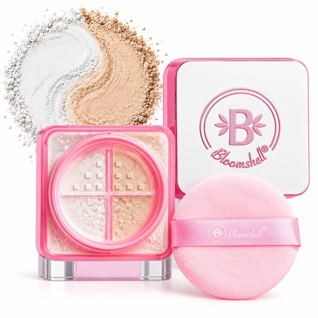 Bloom x 2 set powder- 03 white / natural (polvo suelto) - Creaciones Vinanti