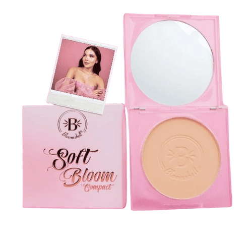 Polvo compacto Bloomshell Soft Bloom tono 2 beige - Creaciones Vinanti