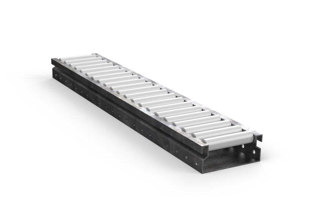  Riel de acero con rodillo grueso de 60mm 