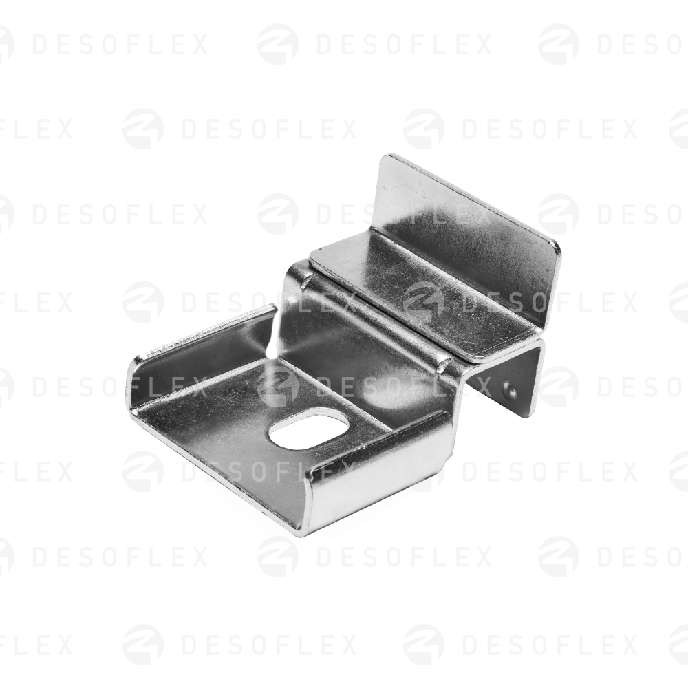  Soporte con tope en borde p/perfil 40x40 