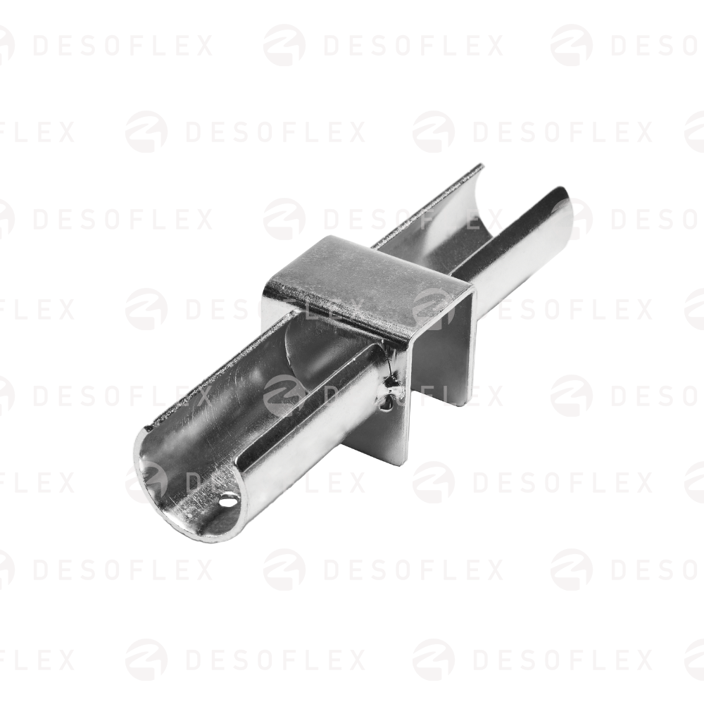  Soporte con conector doble para tubo 