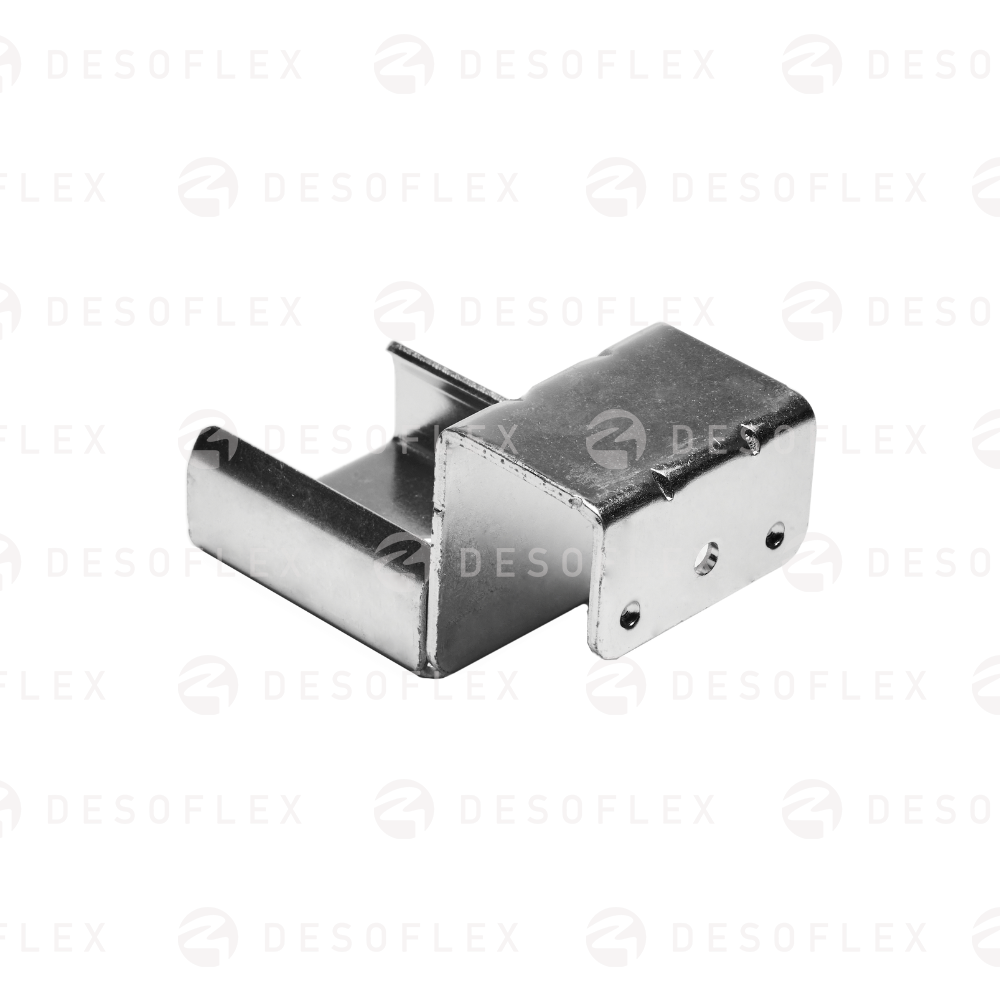 Soporte corto para riel con tope recto