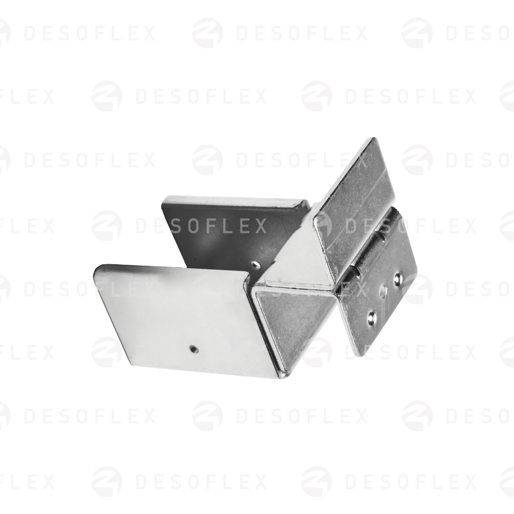 Soporte para riel con tope en borde