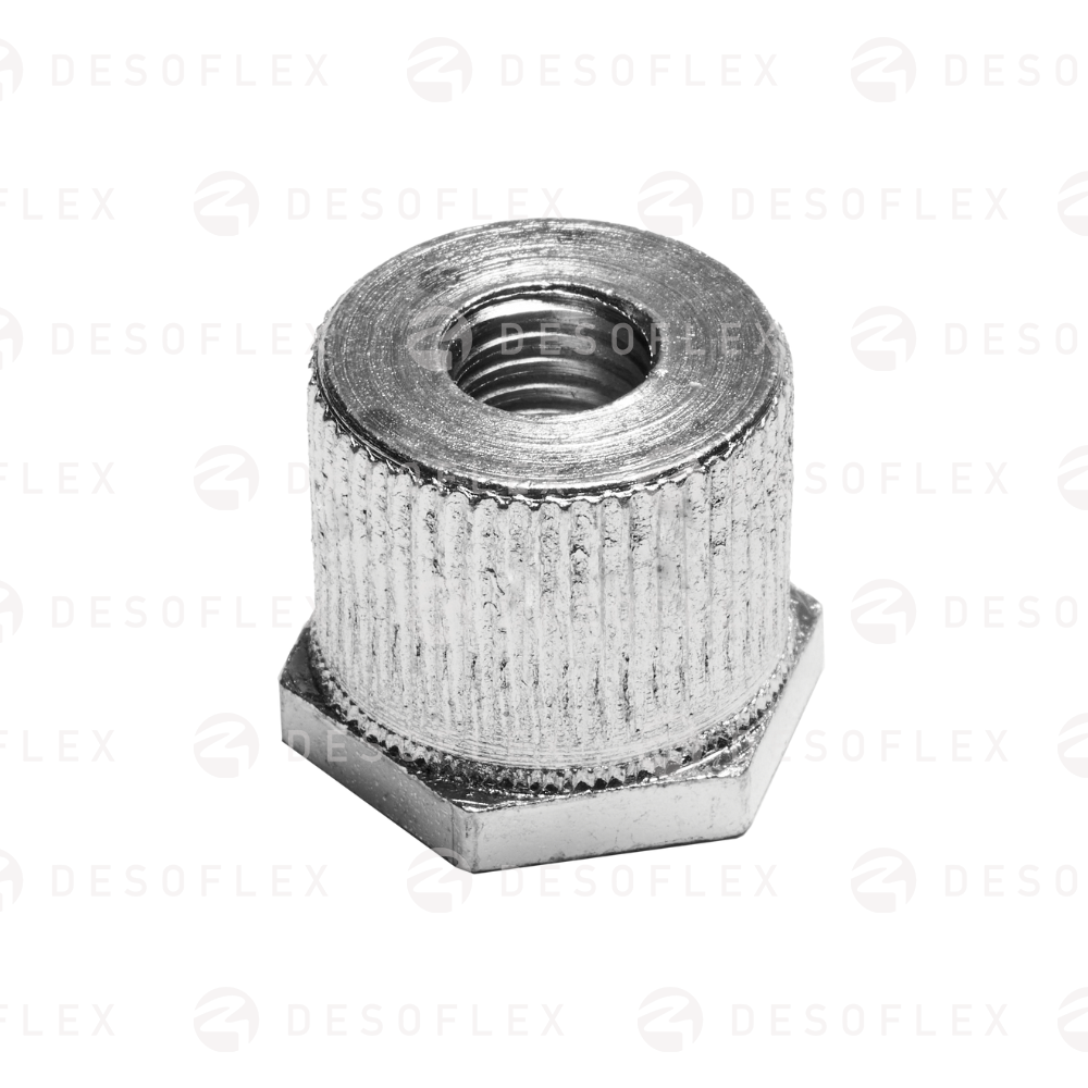  Buje M12 para tubo de acero inoxidable 0.7mm 