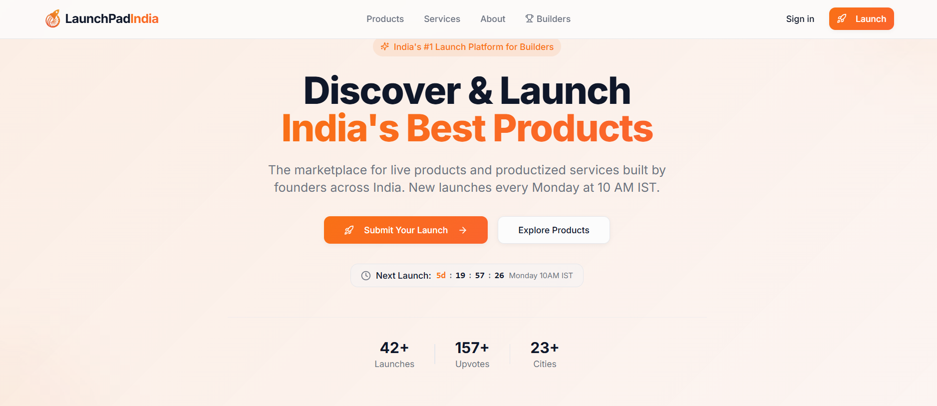 LaunchPad India screenshot