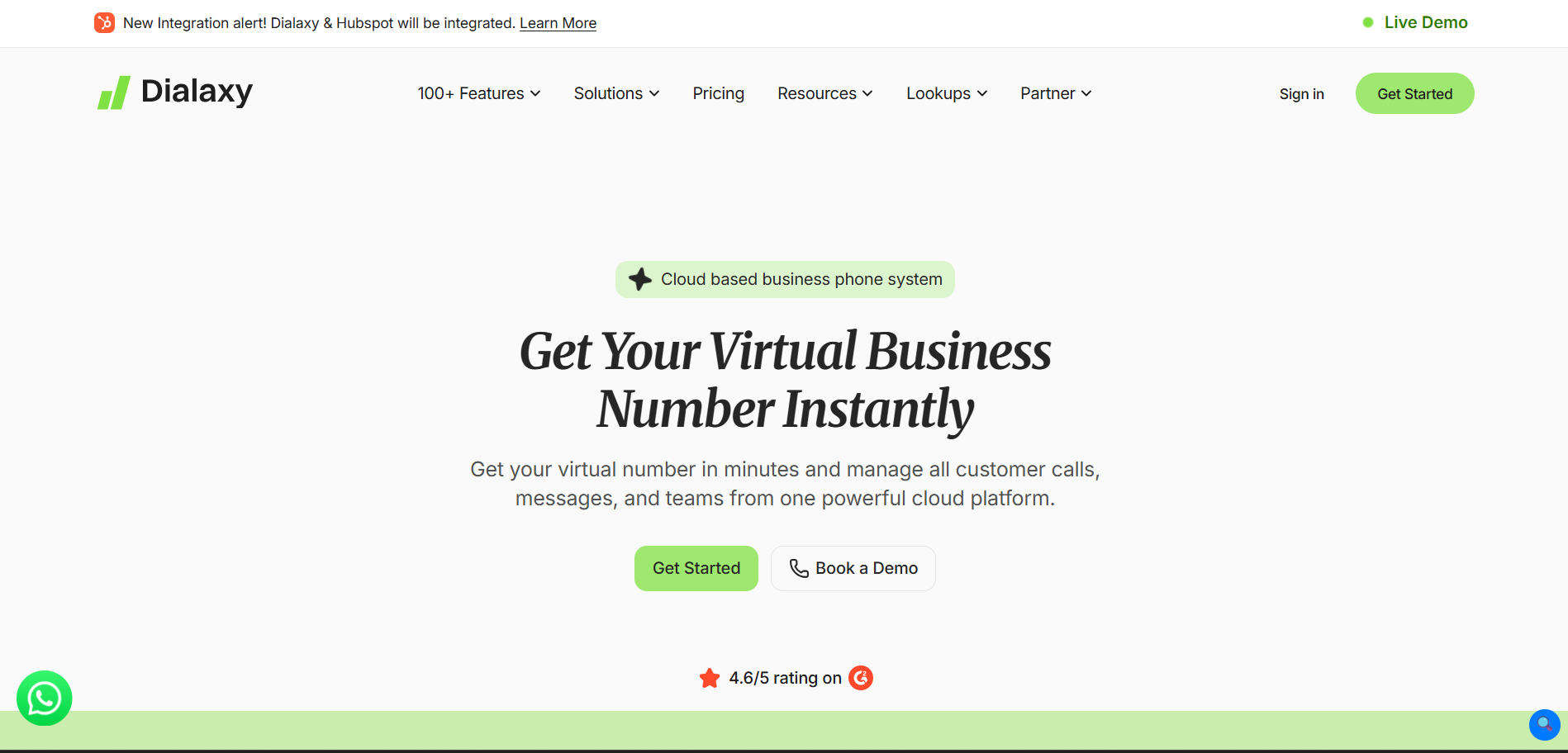 Dialaxy Inc screenshot