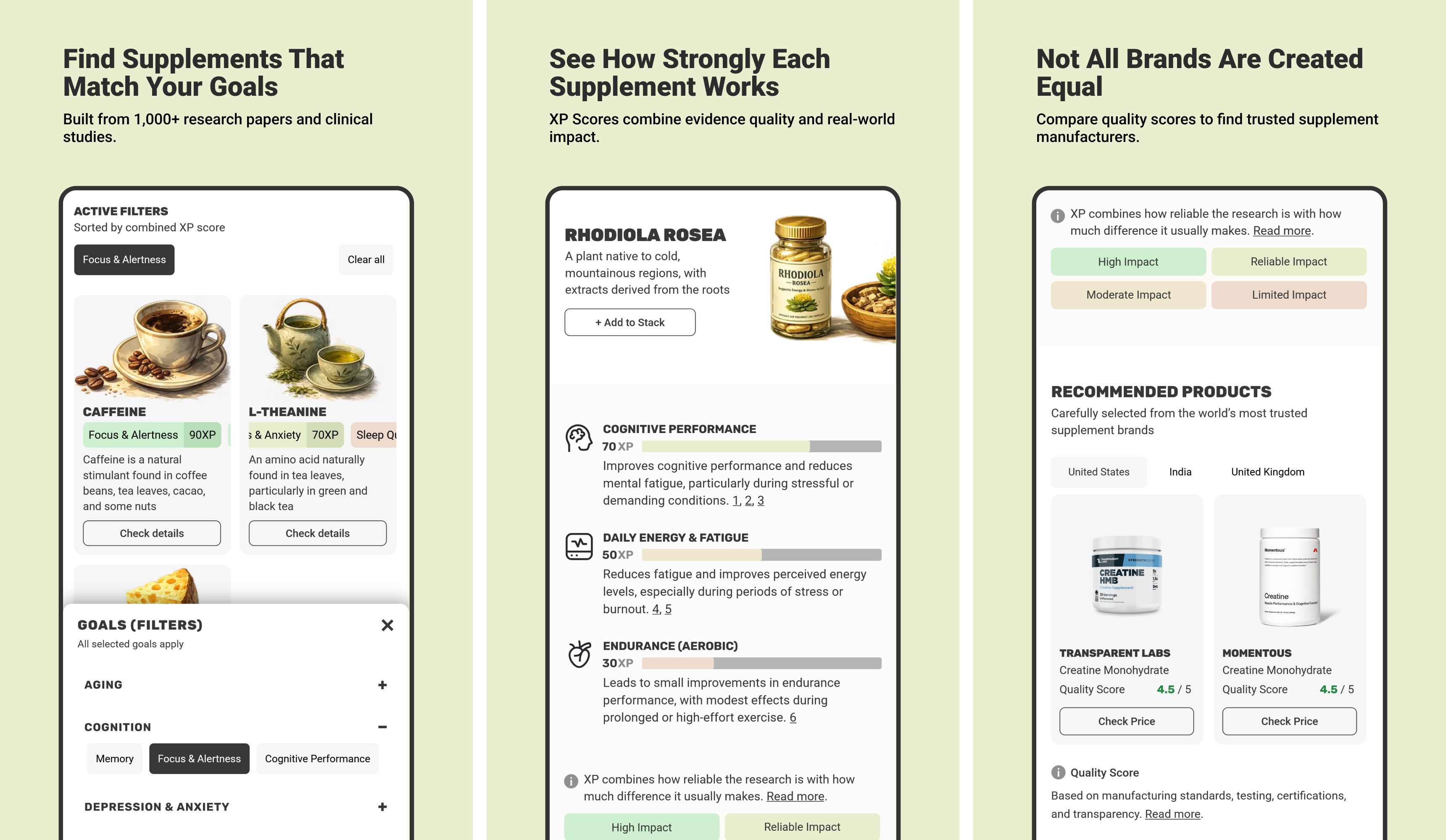 Supplement Finder screenshot