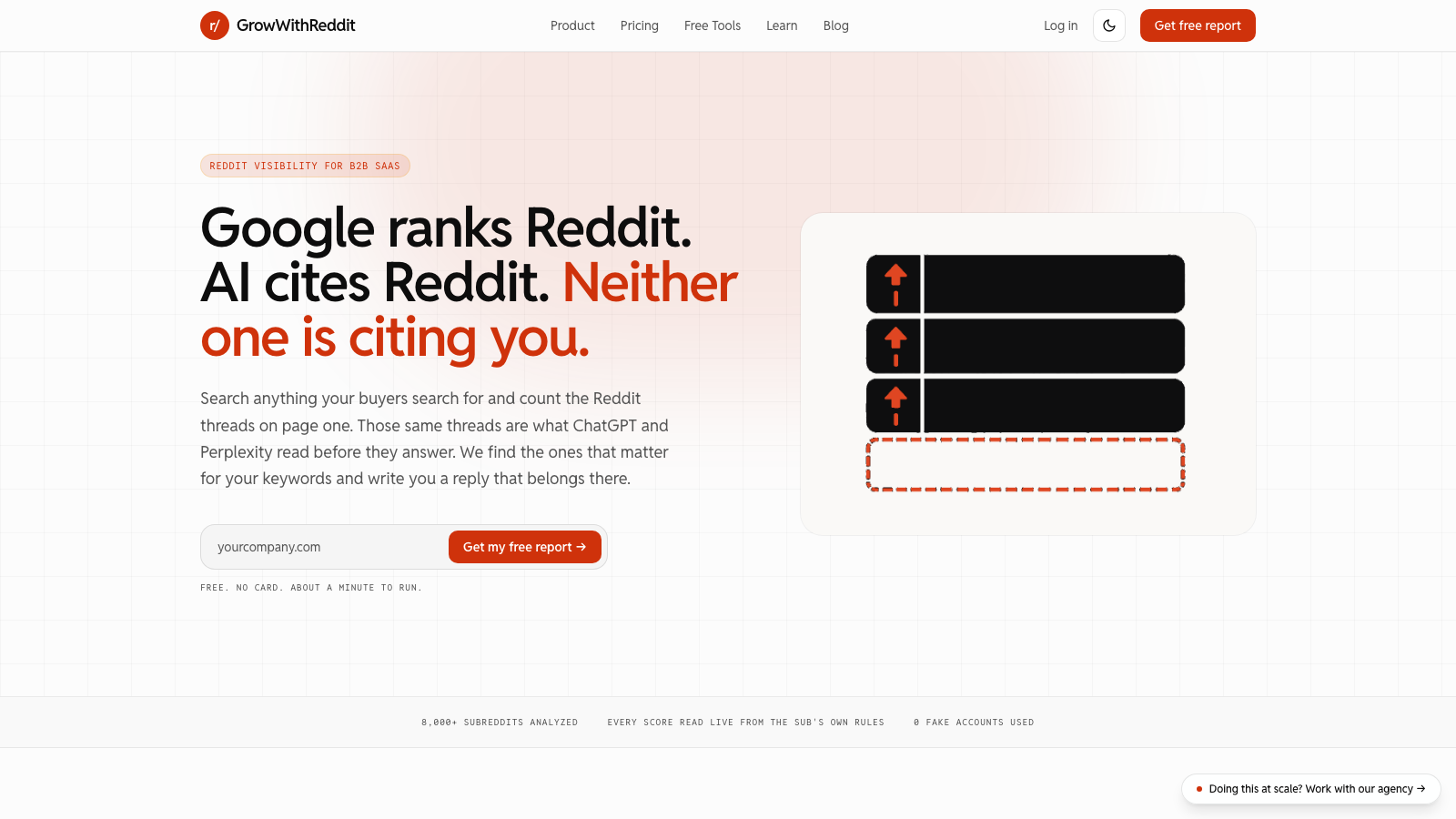 GrowWithReddit screenshot